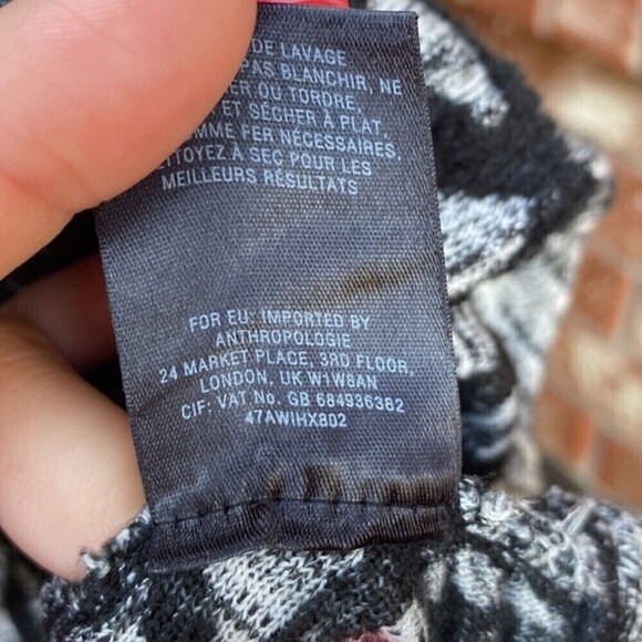 MOTH Anthropologie Textured Knit Sweater Dress Women's Size Small - Picture 10 of 10